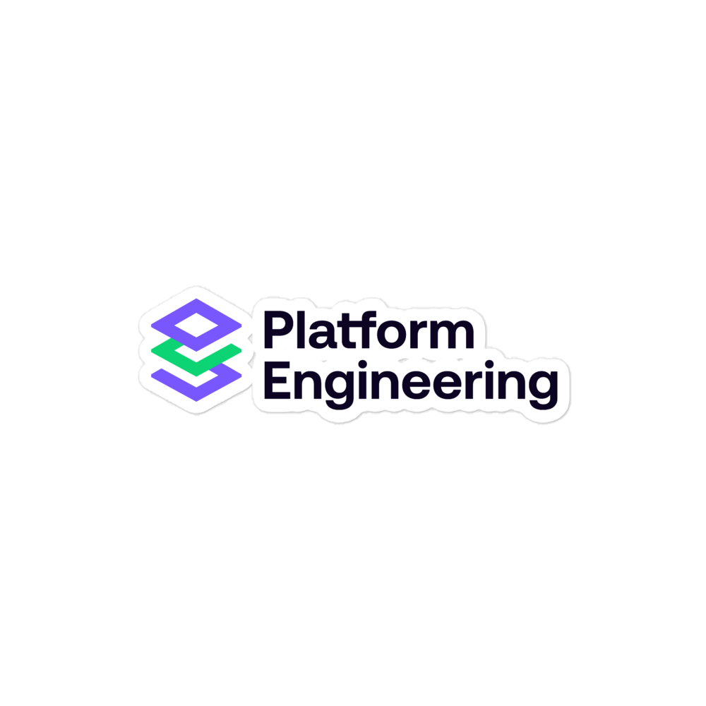 Platform engineering sticker