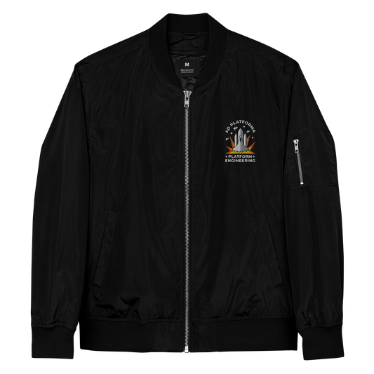 "Ad Platforma" bomber jacket